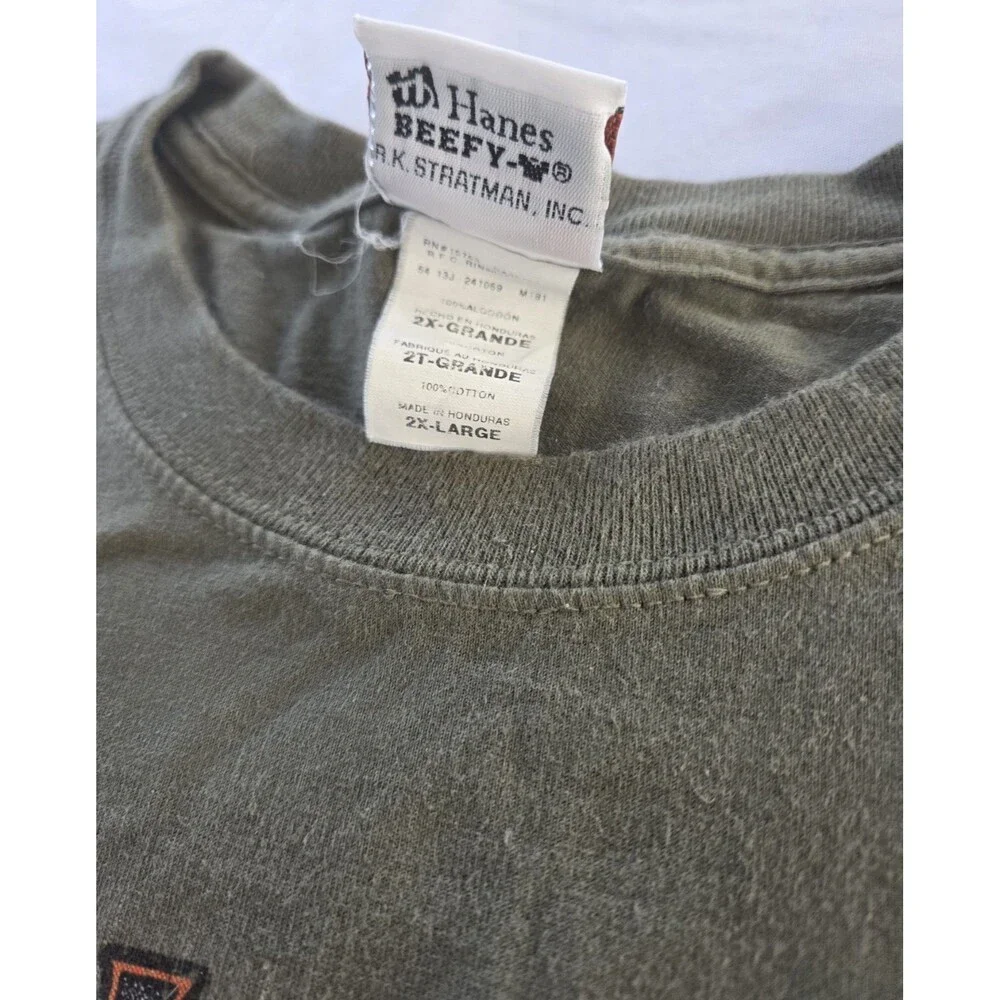 Harley Davidson M&S Chambersburg PA T Shirt 2XL Civil War Burning 1864 Dealer...